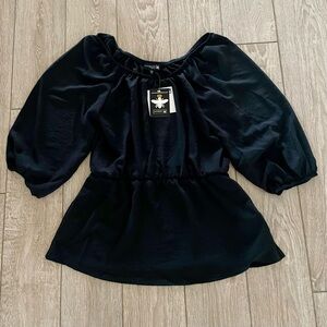 Elegant Black Women's Top